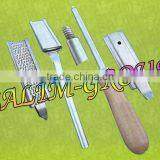 2 Horse Rasps With Wooden Handle Veterinary Instruments