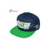 Blue 100 Acrylic Twill Fabric Hip Hop Baseball Caps Custom Strapback Hats