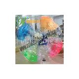 Colored Outdoor Inflatable Bumper Ball With Humen Inside For Bubble Football Game