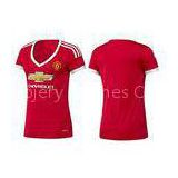 Man United Home Red Female Football Shirts Team Uniform Kids Soccer jersey Orignal