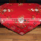 100% Polyester Square Table Cover With Embroidery thumbnail-1