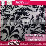 Winfar Textile Wholesale Flock Printing,Scuba Printing Flocking Fabric thumbnail-1