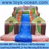 Inflatable Large Animal Jungle Slide for Outdoor Amusement