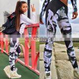Women Printed Camouflage Pattern Sports Leggings Pnats Gym Clothes Girls Yoga Pants for Girls thumbnail-1