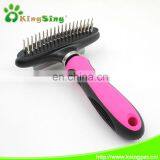 Double side smart dog brush pet grooming brush