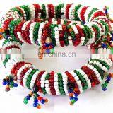 Belly Dance Bangles / Afghani Bangles / Pearl Beaded Bangles / Bohemian Jewelry / Christmas Gift / Gift for Her/ Vintage Bangles thumbnail-1