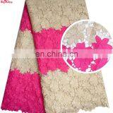 Wholesale Guipure Lace for WeddingChemical Lace for DressAfrican Fashion Flower Design Lace thumbnail-1