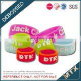 Color Filled Silicone Wristband Bracelet thumbnail-4