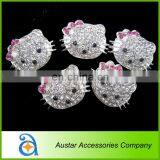 Hello Kitty Rhinestone Crystal Rhinestone Slider Buckle,Rhinestone Embellishment thumbnail-1