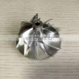 GT15-25 43,20/60,00 мм 6+6 лезвий высокопроизводительный брус / фрезеровка / алюминиевый 2618 колесо компрессора турбонаддува thumbnail-2