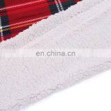 Christmas Plaid Plush Microfiber Checkered Decorative Sherpa Fleece Throw Blanket for Sofa thumbnail-2