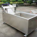 Fully Automatic Continuously Leafy Vegetable Fruit Lettuce Cabbage Bubble Washing Cleaning Machine With Ozone thumbnail-3