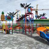 Hot Sell Water Park Middle-sized Fiberglass Water Playground With Kids Slide thumbnail-6