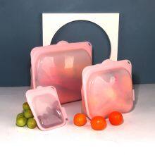 Bundle 3-Pack Stand-up Reusable Silicone Food Grade Storage Bags thumbnail-4