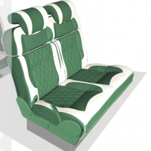 High Standard Campervan Aviation Commercial Vehicle Foldable Seat Caravan RV Camping Trailer Seat Bed Campervan Car Seat thumbnail-4