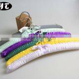 HA1061 Satin Padded Cloth Hanger for Dress thumbnail-1