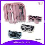 PU Bag With Lace Sewing Girls a Set of Hardware Manicure