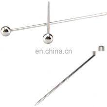 Reusable Portable Reasonable Price Stirrer Metal Tooth Luxury Stainless Steel Cocktail Pick thumbnail-5