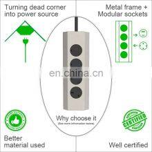 UK Socket for Kitchen Corner With Stainless Steel Frame thumbnail-5
