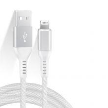 1m C89 Nylon Braided Mfi Certified Usb to Lightning Charging Cable for IPhone 11/12 Mini 13 Pro thumbnail-2