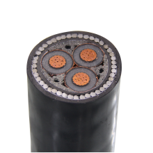 26/35kV 3x70mm2 Copper conductor steel tape Fire-retardent 3 core armoured cable