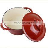 Multi Color Die Enameled Cast Iron Cookware TR1004 Seasoning