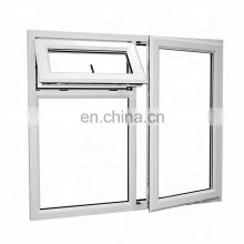 Euro frame profiles hinged white double glazed aluminum casement windows price