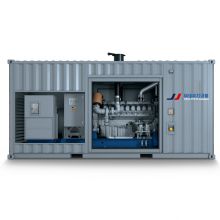 910kva MTU imported diesel engine electric generator containerized genset 1500rpm