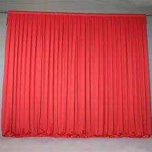 High Quality Meeting Room Fabric Curtain Gauze Back Drape Ceiling Curtains For Wedding Event Party Decoration thumbnail-2