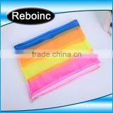 Large Transparent Plastic Zipper Bag With Small Card Holder for Promotion