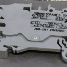 WAGO Original German Wanke 2006-1301 Ordinary Spring Terminal Block With Three Wires and 6 Square Meters