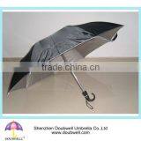 Hook Handle 2 Fold Auto Umbrella and Man Umbrella