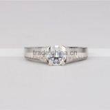 Custom 925 Sterling Silver Engagemet Ring With AAA Zircon Prong Setting 2016 thumbnail-2