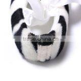 Cool Stripe Crochet Infant Baby Soft Sole Shoes Moccasins Leather Shoes for Toddler thumbnail-5