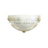 1 Light Wall Sconce(lampe Murale/Lampara de Pared) in Antique Brass Finish With a Classic Murano Glass Shade thumbnail-1