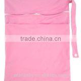 Waterproof Pul Fabric Wet Bags Double Zippers Adult Baby Cloth Diaper Bags thumbnail-5