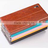 Original MOFI Brand Flip Leather Skin Case Cover For Sony Xperia Z5 Ultra Thin Business Leather Stand Case TB-0127
