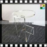 2016 Modern Creative Clear Acrylic Living Room Coffee Table With Brochure Holder for Office/home/hotel From China thumbnail-3