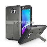 For Samsung Galaxy Note 5 Premium Armored Tank Style Case Combo PC+TPU Kickstand Mobile Back Cover Case With Screen Protector thumbnail-2