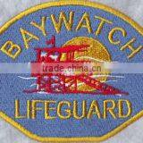 Iron on Embroidered Hockey Laser Cut Patches Leaf Shape 100% Custom Embroidery Patches for Basketball Jersey Tshirt thumbnail-3