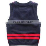 Organic Cotton Baby Clothing Kids Argyle Sweater Vest Baby Knit Vest Infant Knit Vest Sweater thumbnail-2