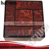 MDF Wood Glossy Wooden Watch Display Case,original Wooden Watch Packaging Box,Glossy Lacquered Wooden Single Watch Box