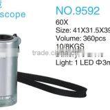Mini Pocket Microscope/microscope Led Ring Light/60x LED Pocket Microscope