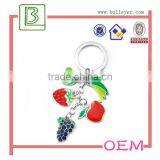 Metal Enamel Apple Keychain for Promotional thumbnail-5