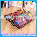 2015 New Fashion Patent leather wallet with money clip