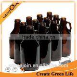 Vintage Clear Glass Bottle One Gallon Jug Handle Long With Cap thumbnail-1