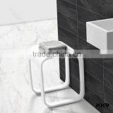 White Toilet Stool Shower Stool Bathroom Stool