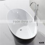 Australia Hot Acrylic Solid Surface Small Black Bathtub thumbnail-2