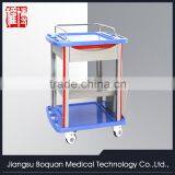 Multi-function One Drawer Plastic-steel Columns With a Plate for Lading 750 ABS Medicine Trolley thumbnail-1