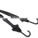 China Factory Black Straight Umbrella With Frills thumbnail-6